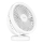 LED Laetav laud ventilaator koos LED valgustusega LED/3W/5V USB 2400 mAh valge