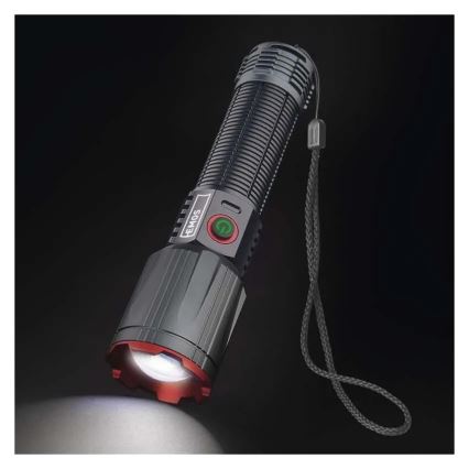 LED laetav metall taskulamp LED/5V 3000 läikiv 5000 mAh IP43