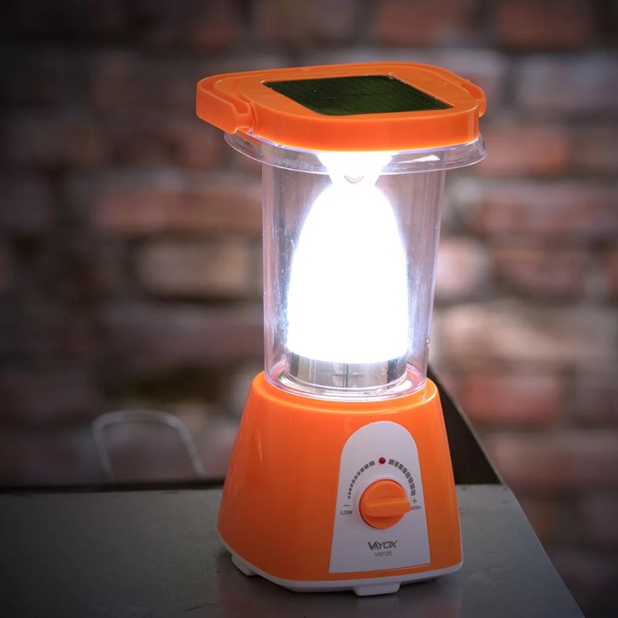 LED Hämardatav laetav päikesepaneeliga lamp akupanga funktsiooniga LED/230V 710 läikiv 1600 mAh