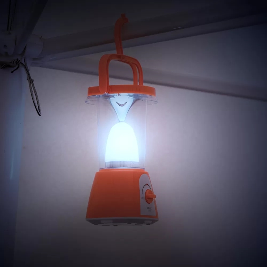 LED Hämardatav laetav päikesepaneeliga lamp akupanga funktsiooniga LED/230V 710 läikiv 1600 mAh