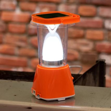 LED Hämardatav laetav päikesepaneeliga lamp akupanga funktsiooniga LED/230V 710 läikiv 1600 mAh