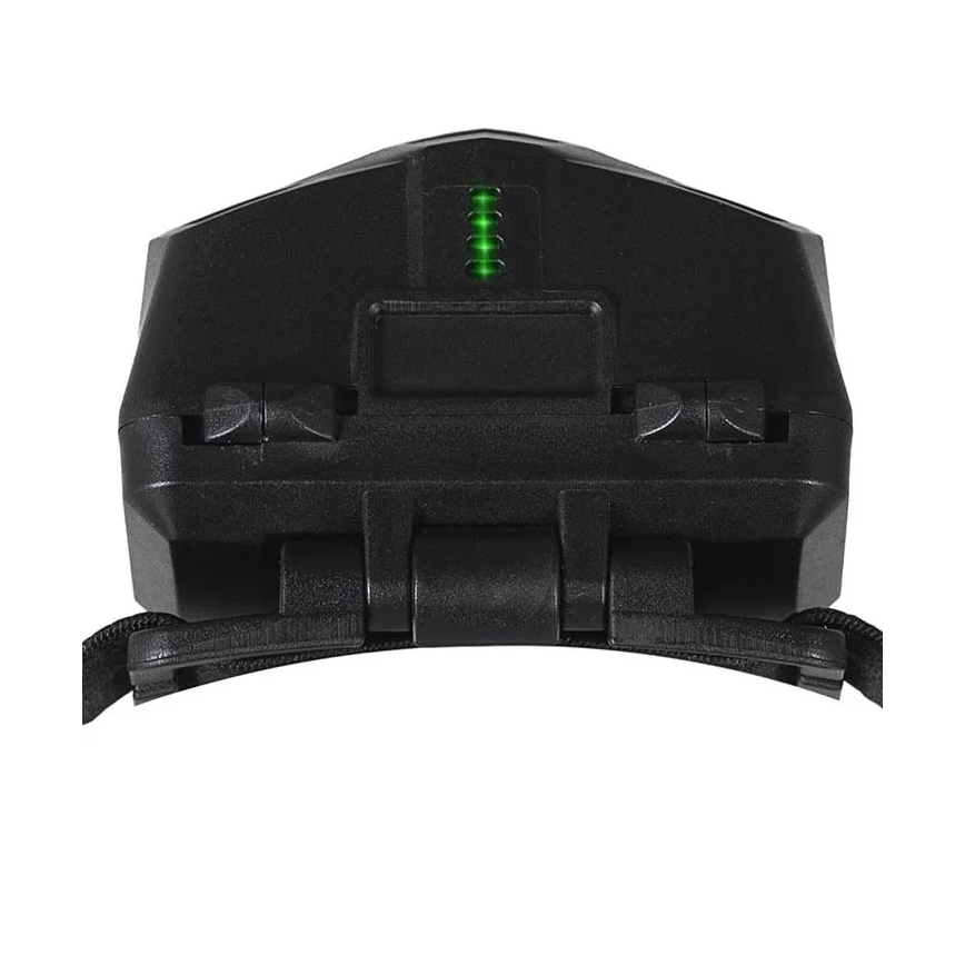 LED Hämardatav laetav pealamp anduriga ja punase tulega 2xLED/5W/5V/3xAAA IP65 500 läikiv 1200 mAh