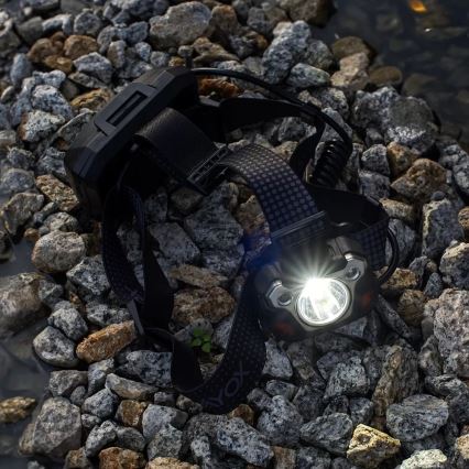 LED Hämardatav laetav pealamp anduriga akupanga funktsiooniga ja punase tulega LED/10W/5V IP44 1200 läikiv 4000 mAh