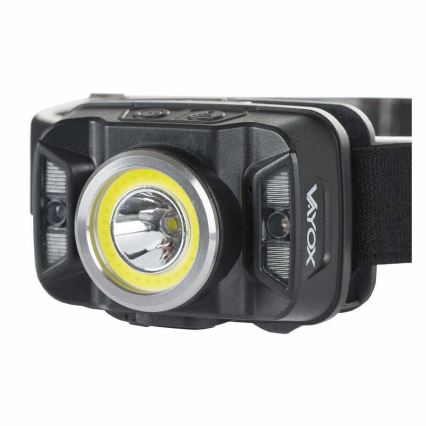 LED Hämardatav laetav pealamp anduriga ja punase tulega LED/15W/5V IP66 430 läikiv 1800 mAh