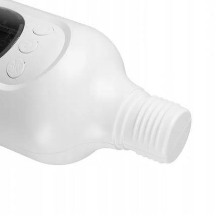 LED-laetav põrandaventilaator LED-valgustusega LED/4,8W/5V USB 7200 mAh valge + kaugjuhtimispult