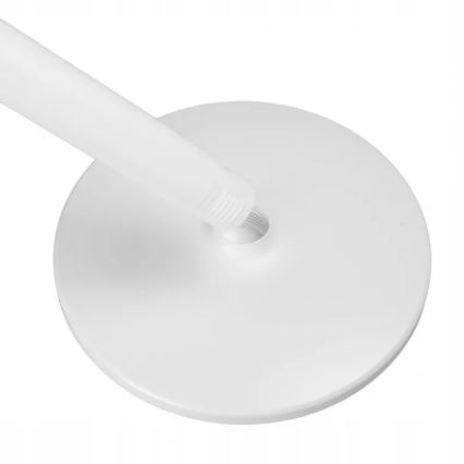 LED-laetav põrandaventilaator LED-valgustusega LED/4,8W/5V USB 7200 mAh valge + kaugjuhtimispult