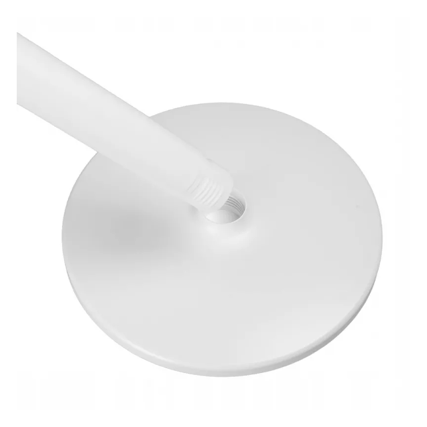 LED-laetav põrandaventilaator LED-valgustusega LED/4,8W/5V USB 7200 mAh valge + kaugjuhtimispult