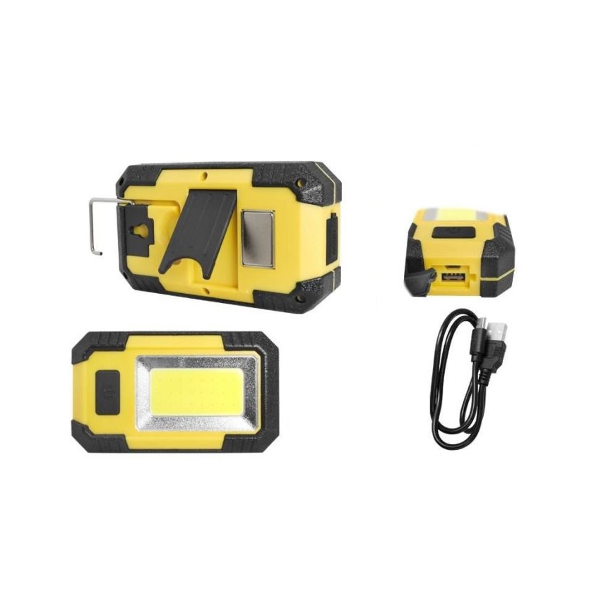 LED Laetav prožektor LED/10W/4000 mAh 6000K IP44