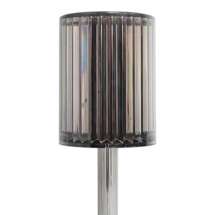 LED laetav puutetundlik lauavalgusti SIMPLE LED/1W/5V 3000-6000K 2400 mAh suitsuhall