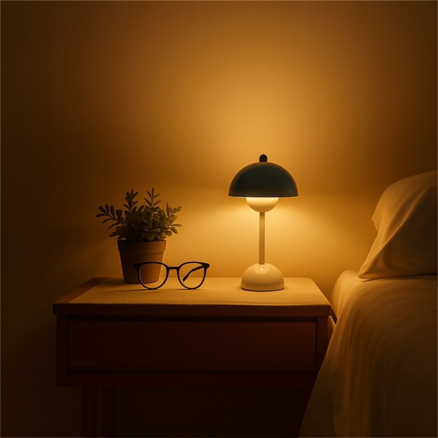 LED laetav puutetundlik lauavalgusti COSTA LED/3W/5V 2400 mAh 3000-6000K valge