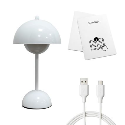 LED laetav puutetundlik lauavalgusti COSTA LED/3W/5V 2400 mAh 3000-6000K valge