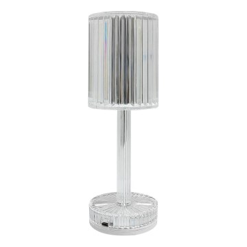 LED laetav puutetundlik lauavalgusti SIMPLE LED/1W/5V 2400 mAh 3000-6000K läbipaistev