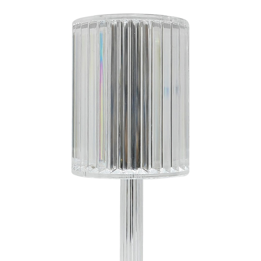 LED laetav puutetundlik lauavalgusti SIMPLE LED/1W/5V 2400 mAh 3000-6000K läbipaistev
