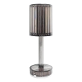 LED laetav puutetundlik lauavalgusti SIMPLE LED/1W/5V 3000-6000K 2400 mAh suitsuhall