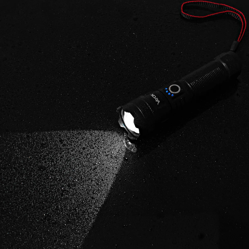 LED Hämardatav laetav taskulamp akupanga funktsiooniga LED/10W/5V IPX4 600 läikiv 2000 mAh