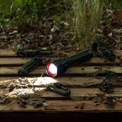 LED Hämardatav laetav taskulamp akupanga funktsiooniga LED/30W/5V IPX5 1060 läikiv 5000 mAh