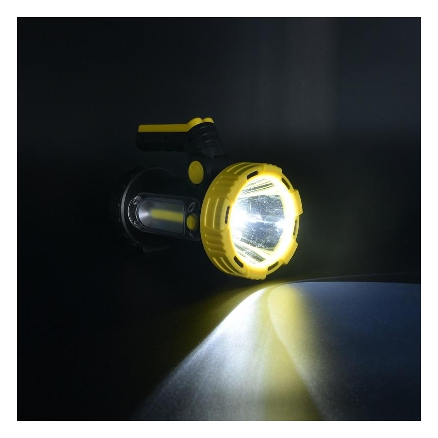 LED Laetav taskulamp LED/5W/4000mAh + LED/3W