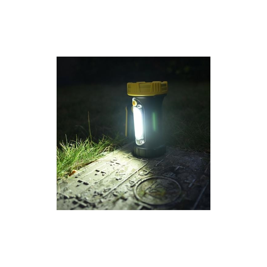 LED Laetav taskulamp LED/5W/4000mAh + LED/3W