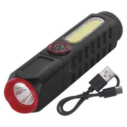 LED Laetav taskulamp LED/USB/3,7V 120 lm 400 mAh