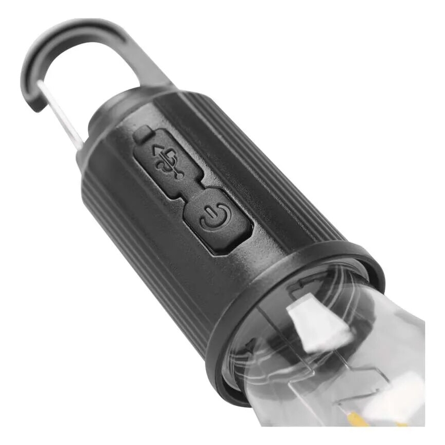 LED-laetav taskulamp LED/USB IP44 90 lm 400 mAh