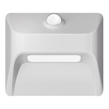 LED-laetav trepivalgusti liikumis- ja hämarusanduriga STEP LIGHT LED/0,3W/3,7V 2200 mAh IP53 valge