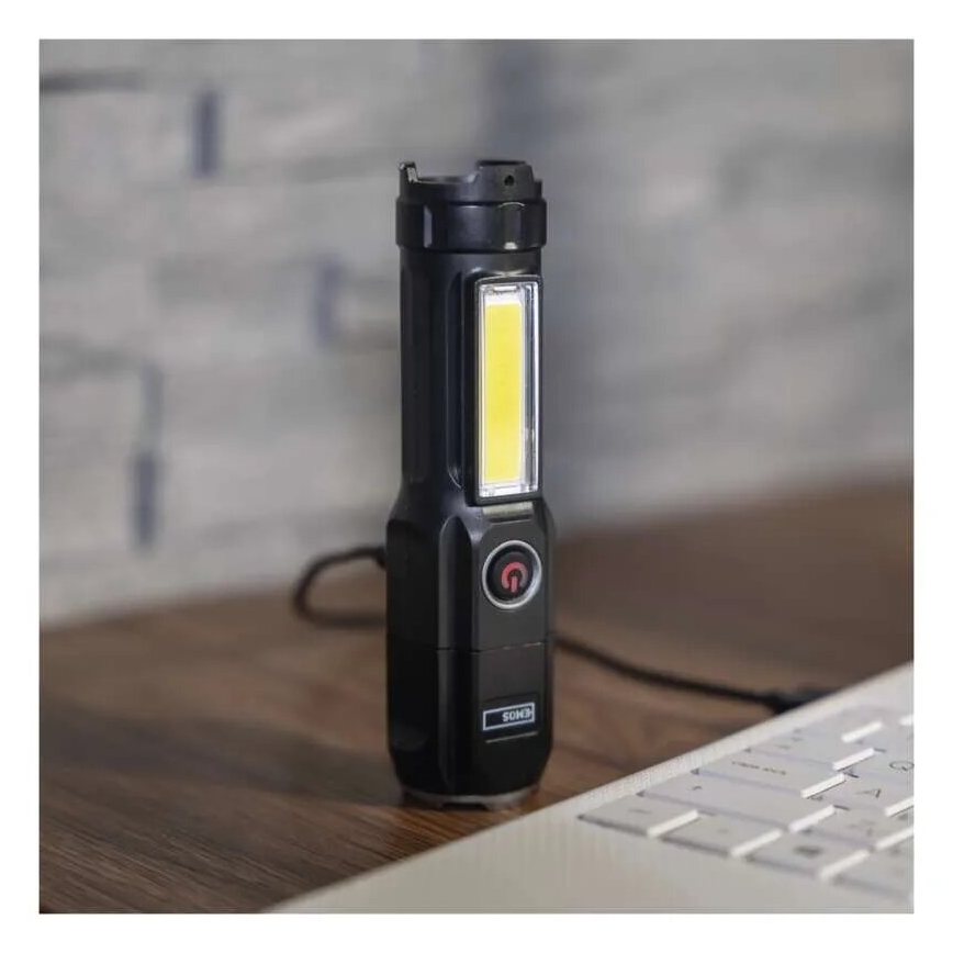 LED Laetav taskulamp LED/USB/3,7V IP44 150 lm 1200mAh