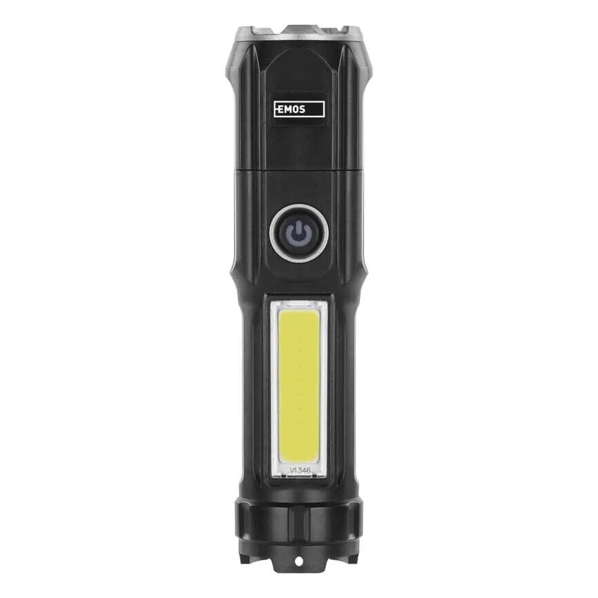 LED Laetav taskulamp LED/USB/3,7V IP44 150 lm 1200mAh