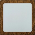 LED Laevalgusti BLOCK LED/12W/230V 4200K 16,3x16,3 cm pruun