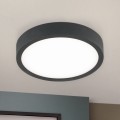LED Laevalgusti BULLY LED/12W/230V d. 14 cm must
