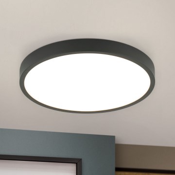 LED Laevalgusti BULLY LED/24W/230V d. 24 cm must