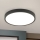 LED Laevalgusti BULLY LED/24W/230V d. 24 cm must