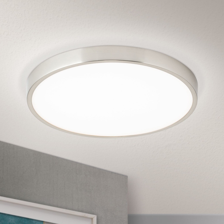 LED Laevalgusti BULLY LED/28W/230V d. 28 cm matt kroom