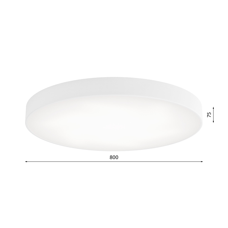 LED Laevalgusti CLEO LED/96W/230V 4000K d. 80 cm valge
