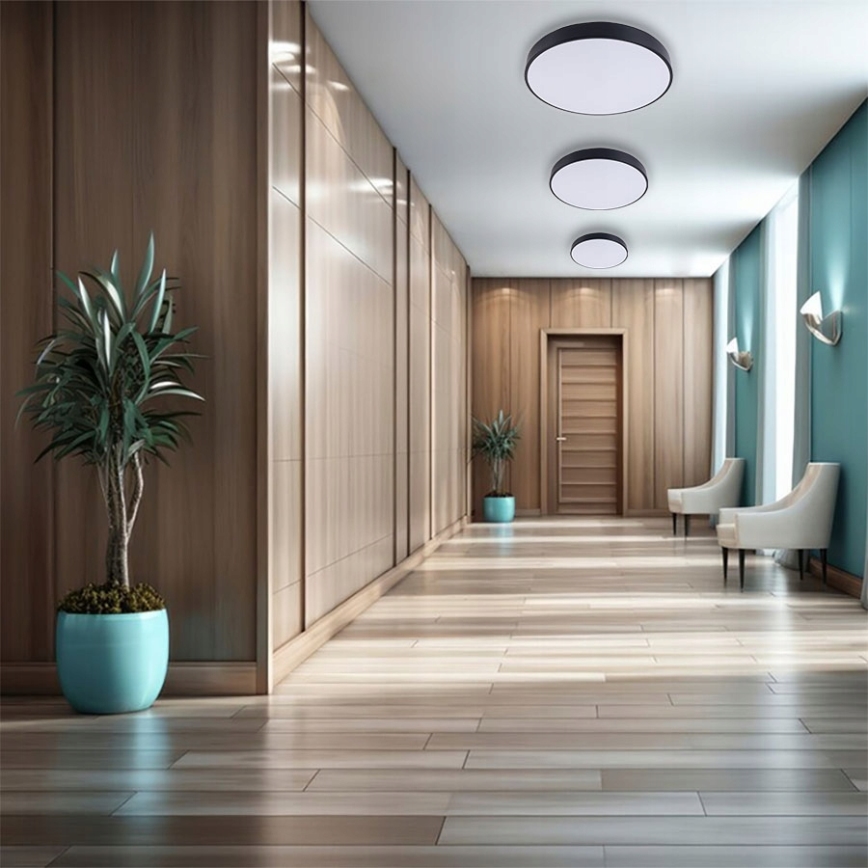 LED Laevalgusti FELIZ LED/30W/230V 4000K d. 30 cm must