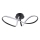 LED laevalgusti FLAVIA LED/33W/230V 24x61 cm must