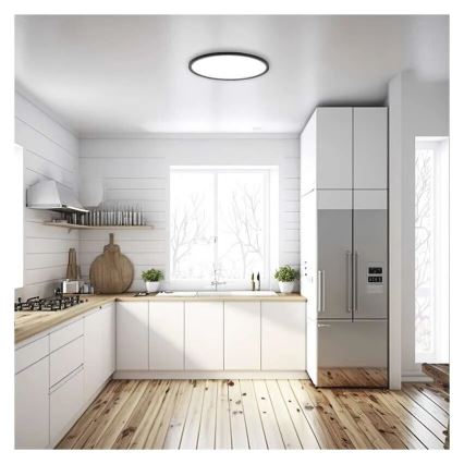 LED Laevalgusti FLORI LED/18W/230V 4000K must d. 29 cm