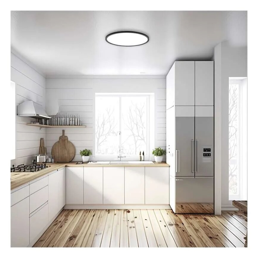 LED Laevalgusti FLORI LED/18W/230V 4000K must d. 29 cm