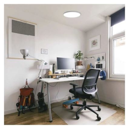LED Laevalgusti FLORI LED/18W/230V 4000K valge d. 29 cm