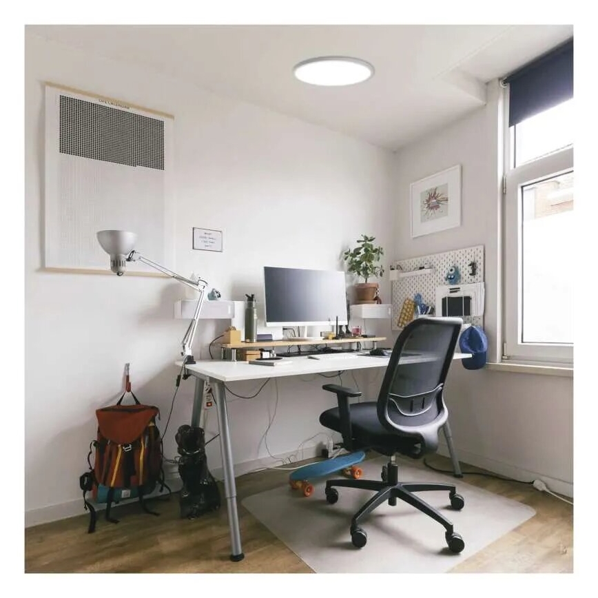 LED Laevalgusti FLORI LED/18W/230V 4000K valge d. 29 cm