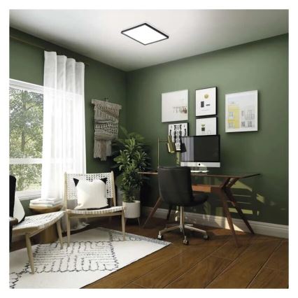 LED Laevalgusti FLORI LED/22W/230V 4000K must 42x42 cm