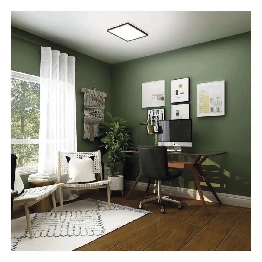 LED Laevalgusti FLORI LED/22W/230V 4000K must 42x42 cm