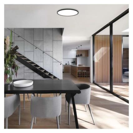 LED Laevalgusti FLORI LED/22W/230V 4000K must d. 42 cm