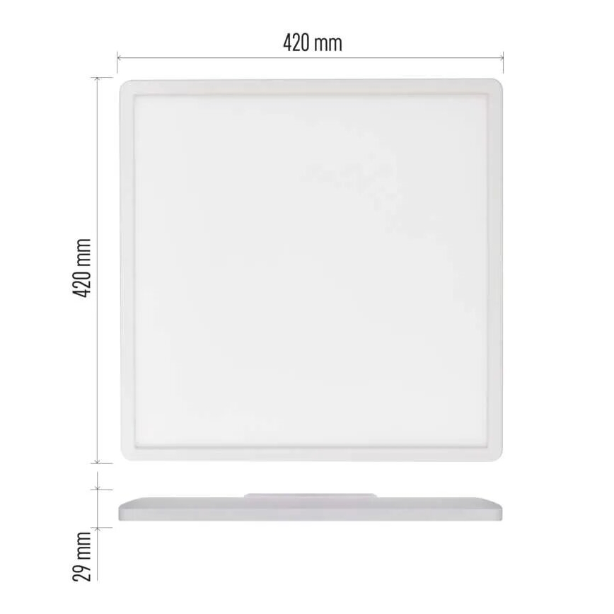 LED Laevalgusti FLORI LED/22W/230V 4000K valge 42x42 cm