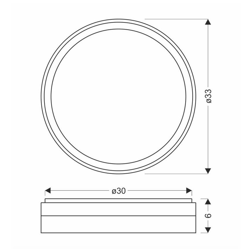 LED Laevalgusti FLORIDA LED/18W/230V must