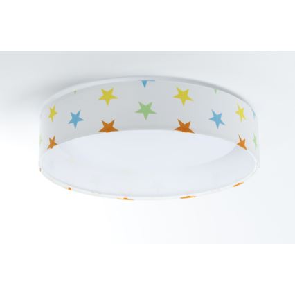 LED Laevalgusti lastetuppa GALAXY KIDS LED/24W/230V tähed värviline