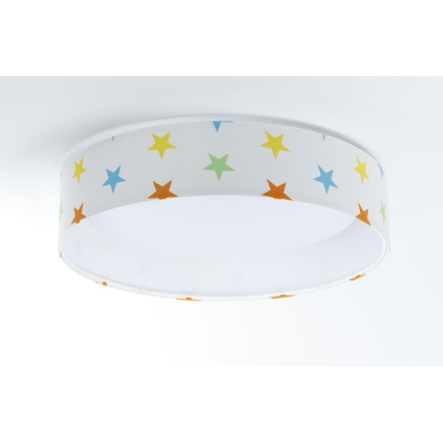 LED Laevalgusti lastetuppa GALAXY KIDS LED/24W/230V tähed värviline