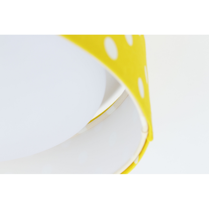 LED Laevalgusti lastetuppa GALAXY KIDS LED/24W/230V täpid kollane/valge