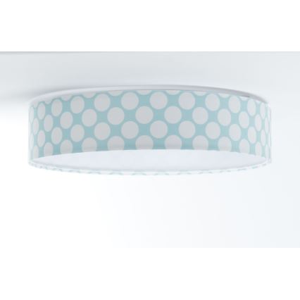 LED Laevalgusti lastetuppa GALAXY KIDS LED/24W/230V täpid roheline/valge