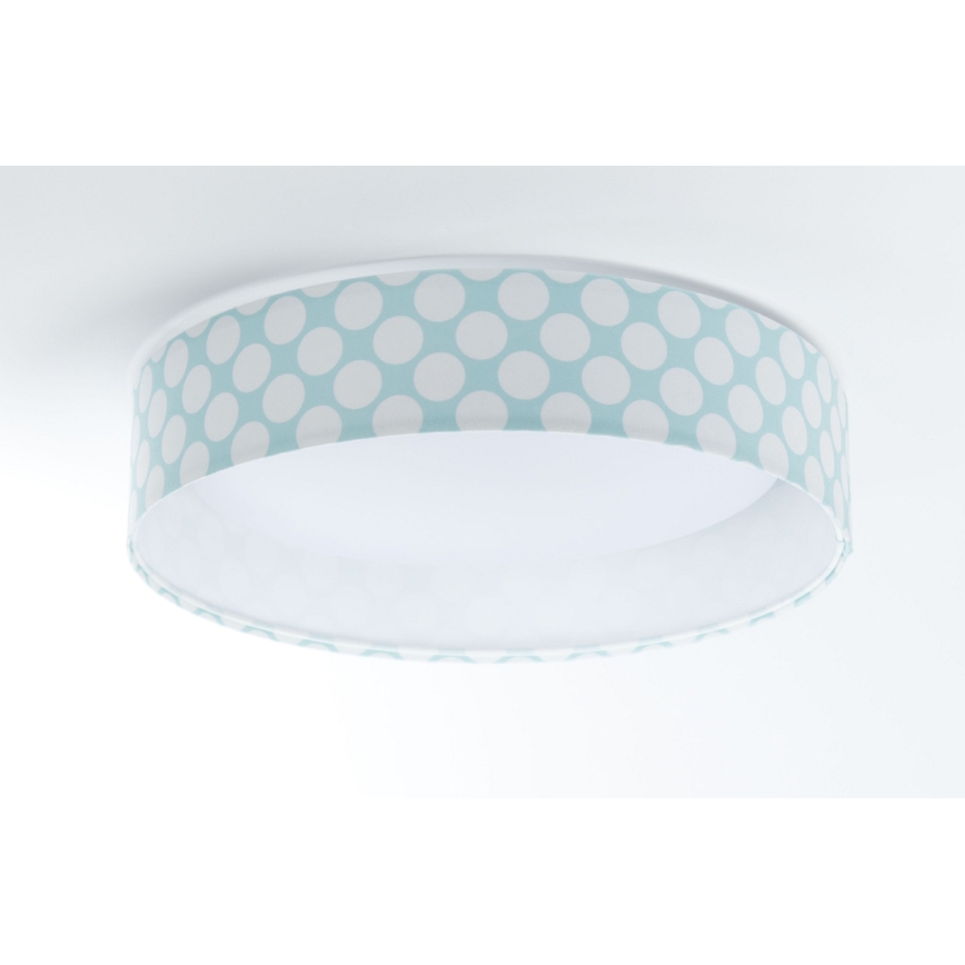 LED Laevalgusti lastetuppa GALAXY KIDS LED/24W/230V täpid roheline/valge