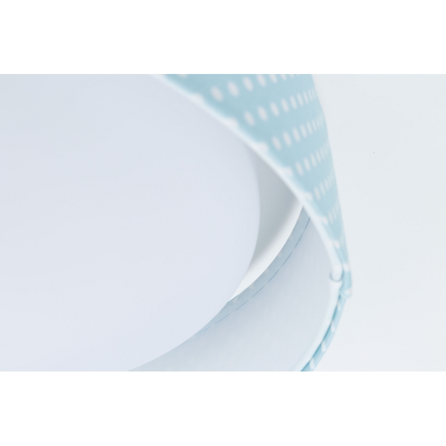 LED Laevalgusti lastetuppa GALAXY KIDS LED/24W/230V täpid türkiis/valge